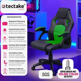 Tectake Mike schwarz/grün