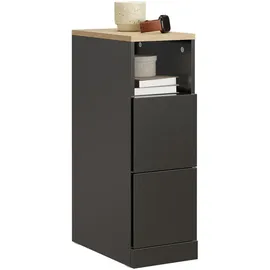 SoBuy Nachtschrank FBT149 20 x 35 x 60 cm Schwarz