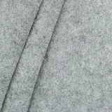 STOFFKONTOR Bastelfilz Filz Stoff Stärke 1,5 mm Breite 180 cm - Meterware, Farbe Hell-Grau meliert - zum Basteln und Dekorieren