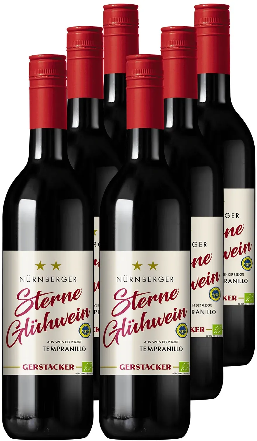 Gerstacker Nürnberger Sterne Glühwein 11,0% vol 6 x 0,745 Liter