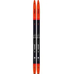ATOMIC Kinder Langlauf Ski PRO C1 GRIP JR + PLK, Red/Black/White, 130