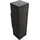 Kratki Ren M Links Stahl Schwarz/Abdeckplatte Glas