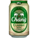 24 Chang Classic Lager Bier aus Thailand 0,355 l Dose - 7.92 l