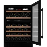Amica Einbauweinkühlschrank WK 341 118 S«, für 52 St. Standardflaschen á 075l, schwarz
