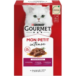 GOURMET mon Petit Katzenfutter - MIX Fleisch 6x50g