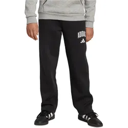 adidas Sportswear Seasonals Essentials Collegiate Typography Jogginghose Kinder JM1538 - black/white 140