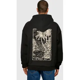 MERCHCODE Hawai Oversized Hoody Herren Schwarz S