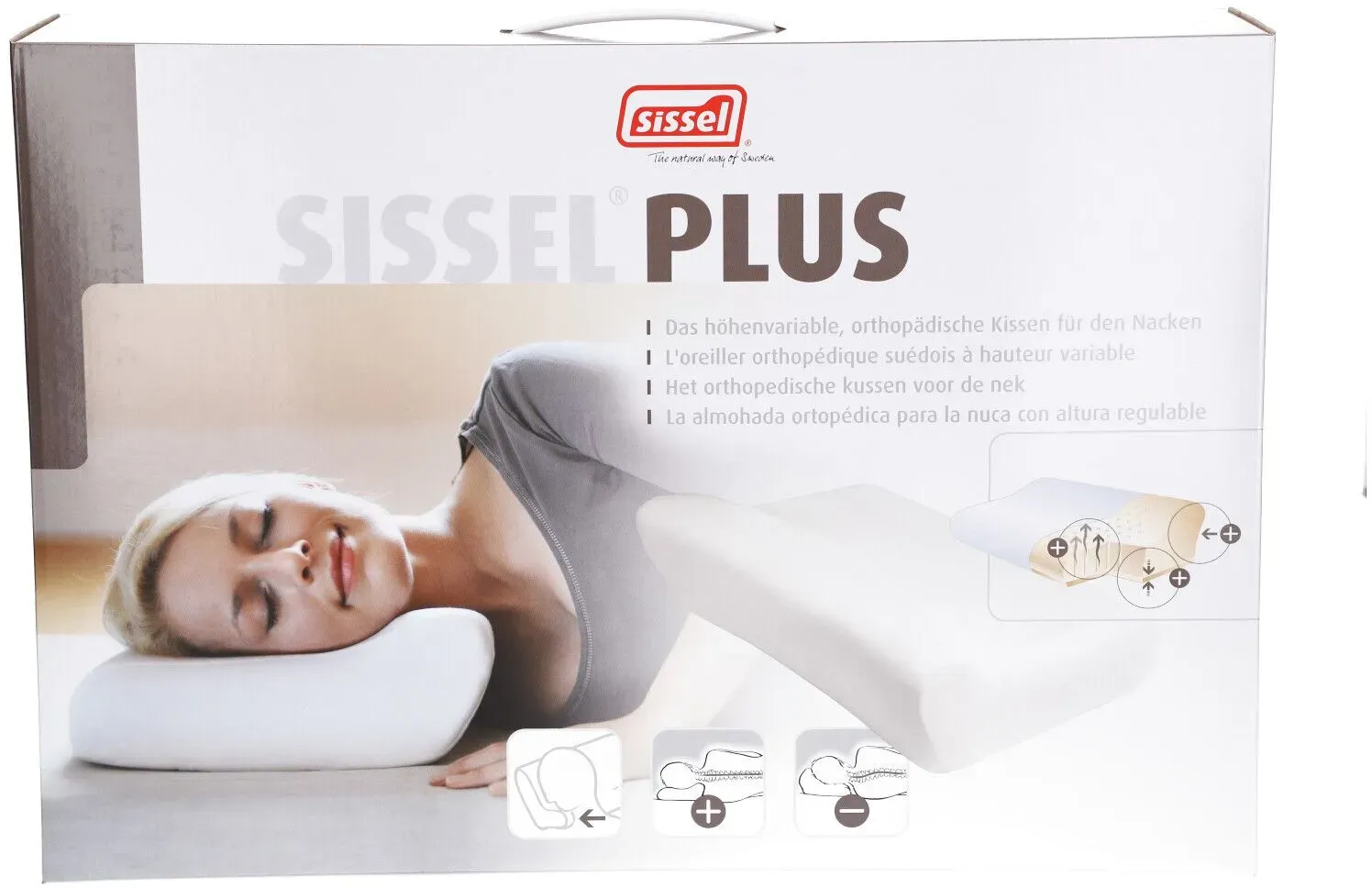 Sissel® Classic Plus Nackenkissen mit Bezug