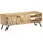 vidaXL TV-Schrank 110x30x40 cm Beige Massivholz
