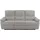 Home Affaire 3-Sitzer HOME AFFAIRE, grau (hellgrau), B:207cm T:91cm, Sofas, 105-150 Relax- und Liegeposition, Federkernpolsterung