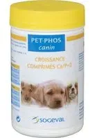 PET-PhosCroissanceCa/P=2-Comprimé,complémentnutritionnelminéralmultivitaminép Comprimé(S) À Croquer 100