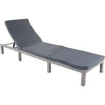 MCW MCW-A51 Sonnenliege 198 x 60 x 71 cm Grau