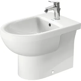 Duravit No. 1 Standbidet, mit Überlauf, Hahnlochbank, weiß,