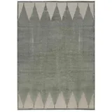 Atticgo Kurzflorteppich, Grau, Textil, Grafikmuster, Rechteckig, 160x230 cm, Oeko-Tex® Standard 100, antistatisch, leicht zusammenrollbar, rutschfeste Unterfläche, Teppiche & Böden, Teppiche, Moderne Teppiche