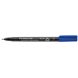 STAEDTLER Lumocolor Folienstift blau 0,6 mm permanent