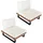 MCW MCW-H54 Loungesessel hellbraun cremeweiß