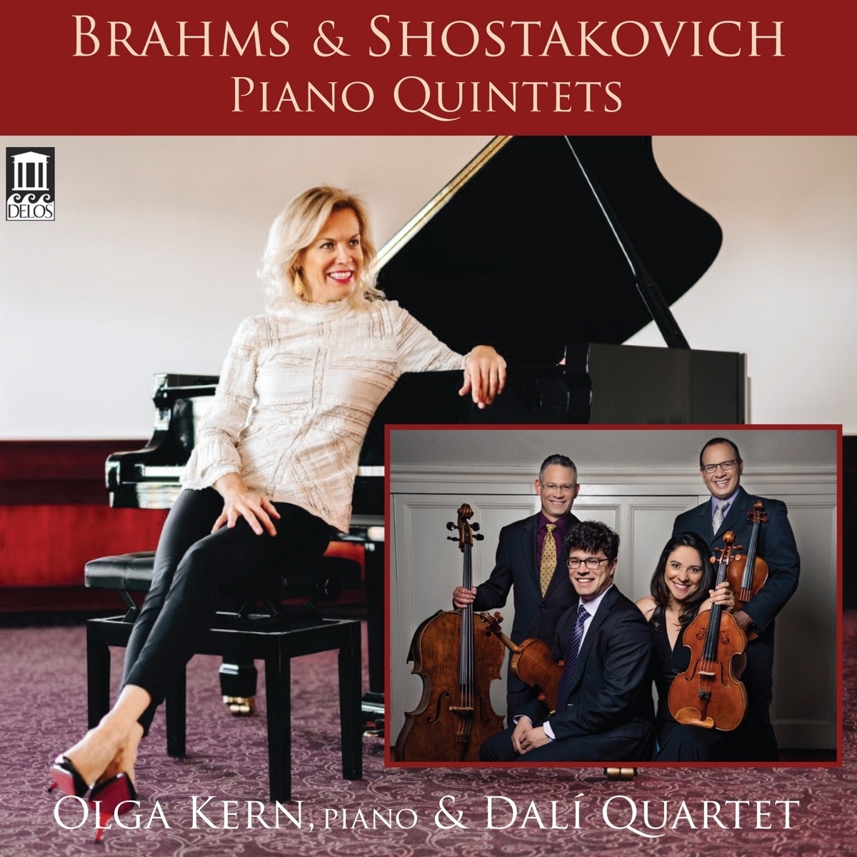 Brahms & Schostakowitsch Klavierquintetten - Olga Kern  Dalí Quartet. (CD)