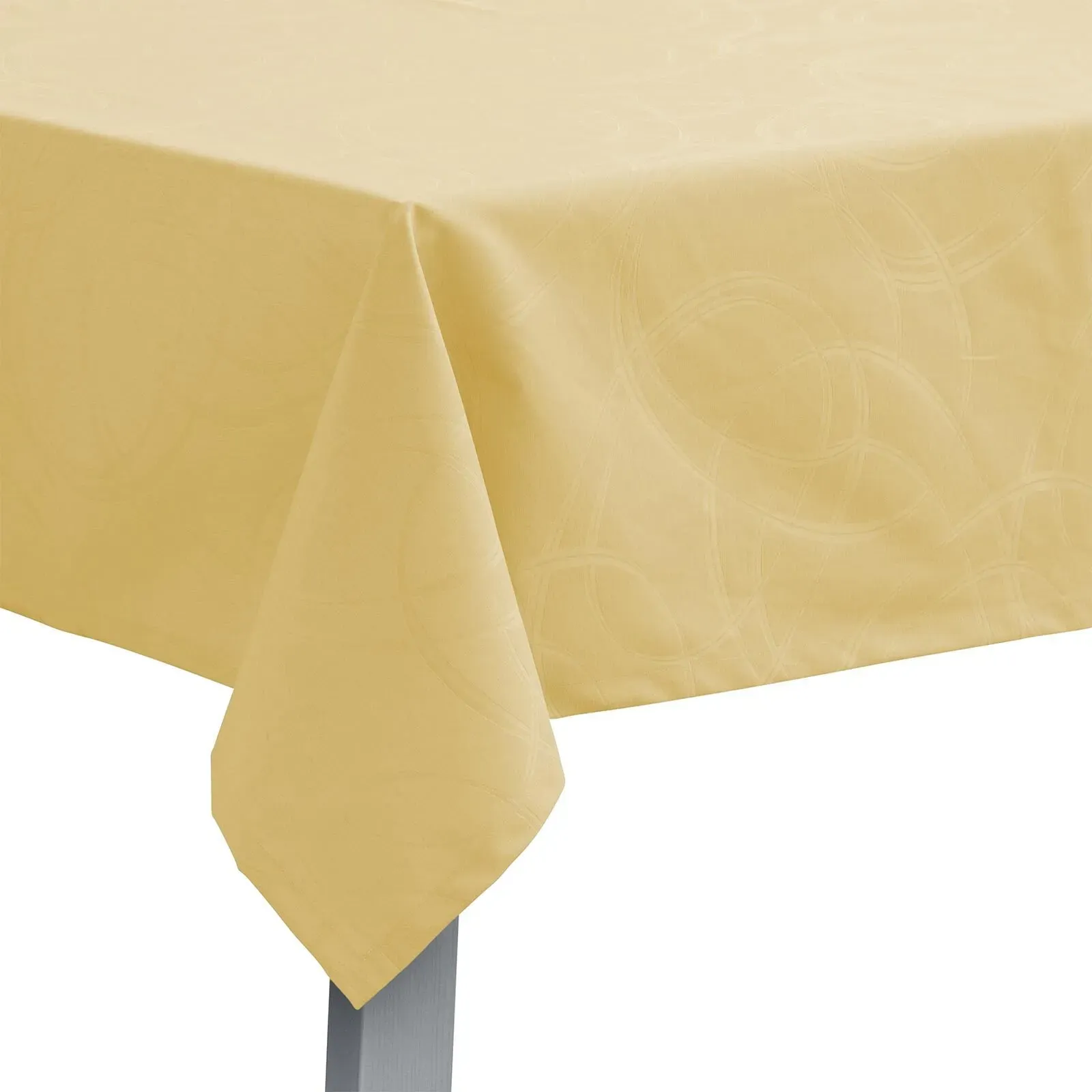 Pichler Tischwäsche Loop Tischdecke 130x170 cm | senfgelb - gelb
