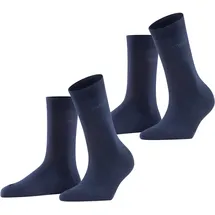 Esprit Socken Uni 2-Paar Blau 39-42