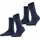 Esprit Socken Uni 2-Paar Blau 39-42