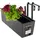 Kadax Blumenkasten 18 x 56 x 19,5 cm Grafit