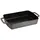 Staub Ofenform/Servierplatte/Auflaufform, rechteckig mit 2 Griffen, 30x20 cm, 3,1 L, Gusseisen, Für alle Herdarten inkl. Induktion & Backofen, Graphitgrau
