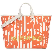 Valentino Kore Shopper Baumwolle/Synthetik Orange/Multi