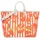 Valentino Kore Shopper Baumwolle/Synthetik Orange/Multi