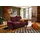 Home Affaire 2-Sitzer HOME AFFAIRE "Dalia", rot (bordeaux), B:173cm T:96cm, Luxus-Microfaser Florence (100% Polyester);Luxus-Microfaser weich (90% Polyester, 10% Polyamid);Webstoff (100% Polyester), Sofas, mit Federkernpolsterung, wahlweise auch mit