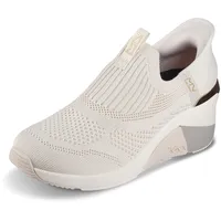 Skechers A-Wedge – Crecent Hands Free Schlupfschuhe, Taupe, 40 EU - 40 EU