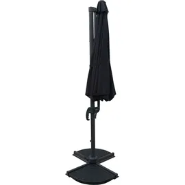 Garden Pleasure Deluxe-Ampelschirm Ø 300 cm anthrazit
