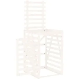 deluke Mülltonnenbox BOUMI 84 x 90 x 128,5 cm weiß
