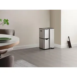 vente-unique Tretabfalleimer 60 l Silber