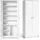 home collective Kleiderschrank Mehrzweckschrank 74 x 180 x 0 cm Weiß