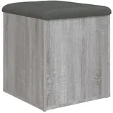 vidaXL Polsterbank Grau 42 x 42 x 45 cm
