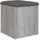 vidaXL Polsterbank Grau 42 x 42 x 45 cm