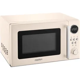 Medion MD15000 Retro Mikrowelle Solo beige 800W 20L
