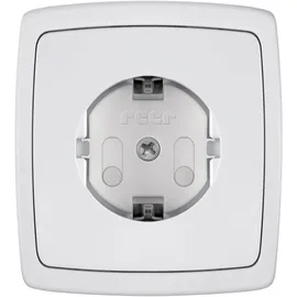 Reer Steckdosenschutz schraubbar Weiß 10 St.