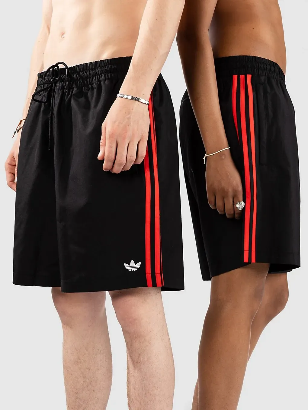 adidas Skateboarding Skt WTR Boardshorts black / white / red Gr. L