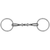 Waldhausen Wassertrense doppelt gebrochen 16mm grau 135 MM