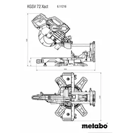 Metabo KGSV 72 Xact