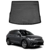 Omac Kofferraummatte Kofferraumwanne für VW Tiguan 2016-2025 5 Sitze Gummi TPE