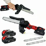 8'' Mini Kettensäg kettensäge elektro mit Akku 2000 mAh *2