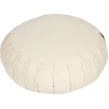 Yogabox Meditationskissen/Yogakissen Zafu Basic mit Zip, Natur