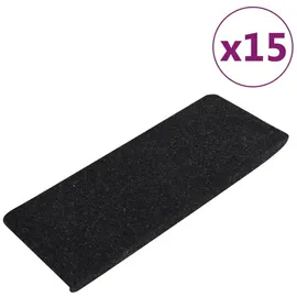 vidaXL Stufenmatten Selbstklebend 15 Stk. 65x24,5x3,5 cm Anthrazit