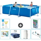 Rechteckiger Frame Pool - 300x200x75 Cm - 7-teilig  S87