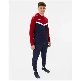 Jako Iconic Trainingsjacke mit Kapuze 901 marine/chili rot XL