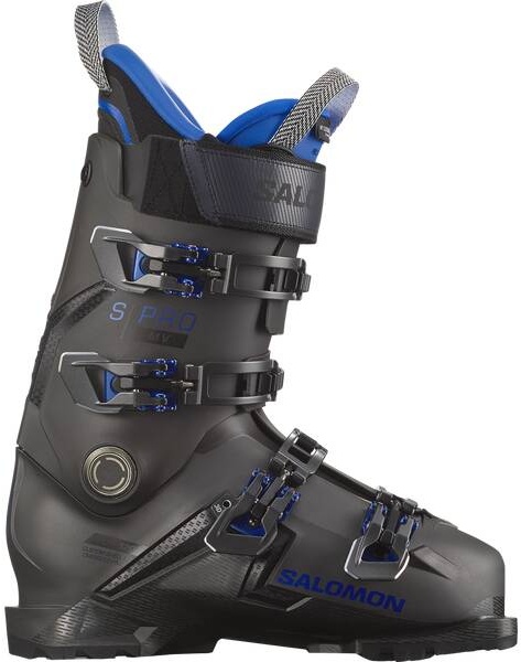 SALOMON Herren Ski-Schuhe ALP. BOOTS S/PRO MV 120, Beluga Met./Blue Met./Black, 29