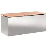 vidaXL Gartenbank 100 x 40 x 43 cm Silber