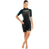 Cressi Neoprenanzug Shorty Schwarz/Hellblau/Grau 2,5 mm M